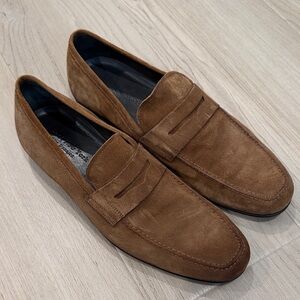 Men's To Boot New York Brown Suede Loafers